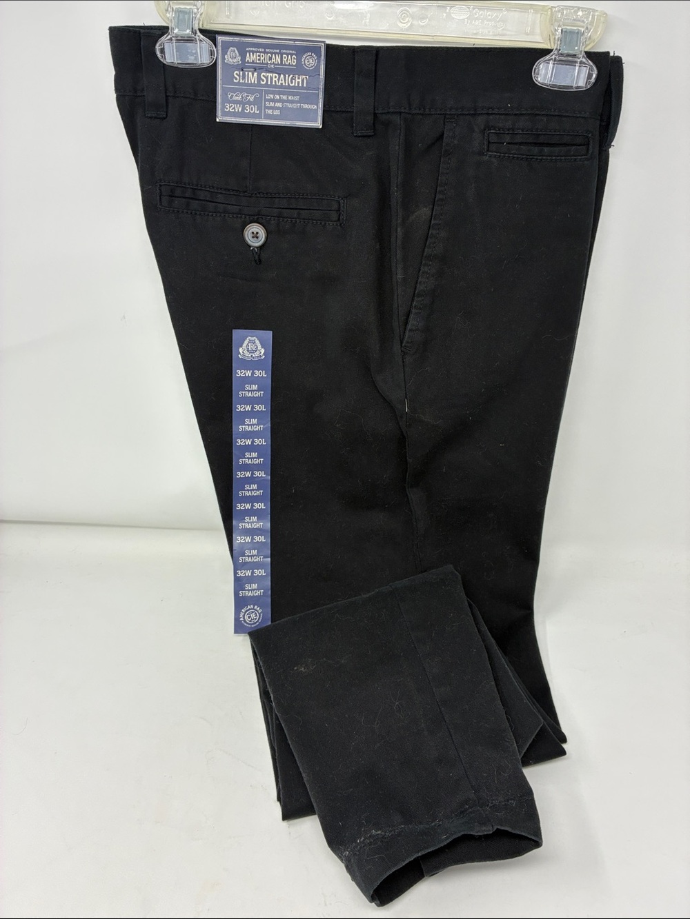 American Rag Black Slim Straight Chino Pants Men’s 32x30 Casual Pants